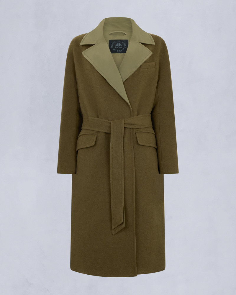 LAFLEUR WOOL LONG WRAP COAT 1