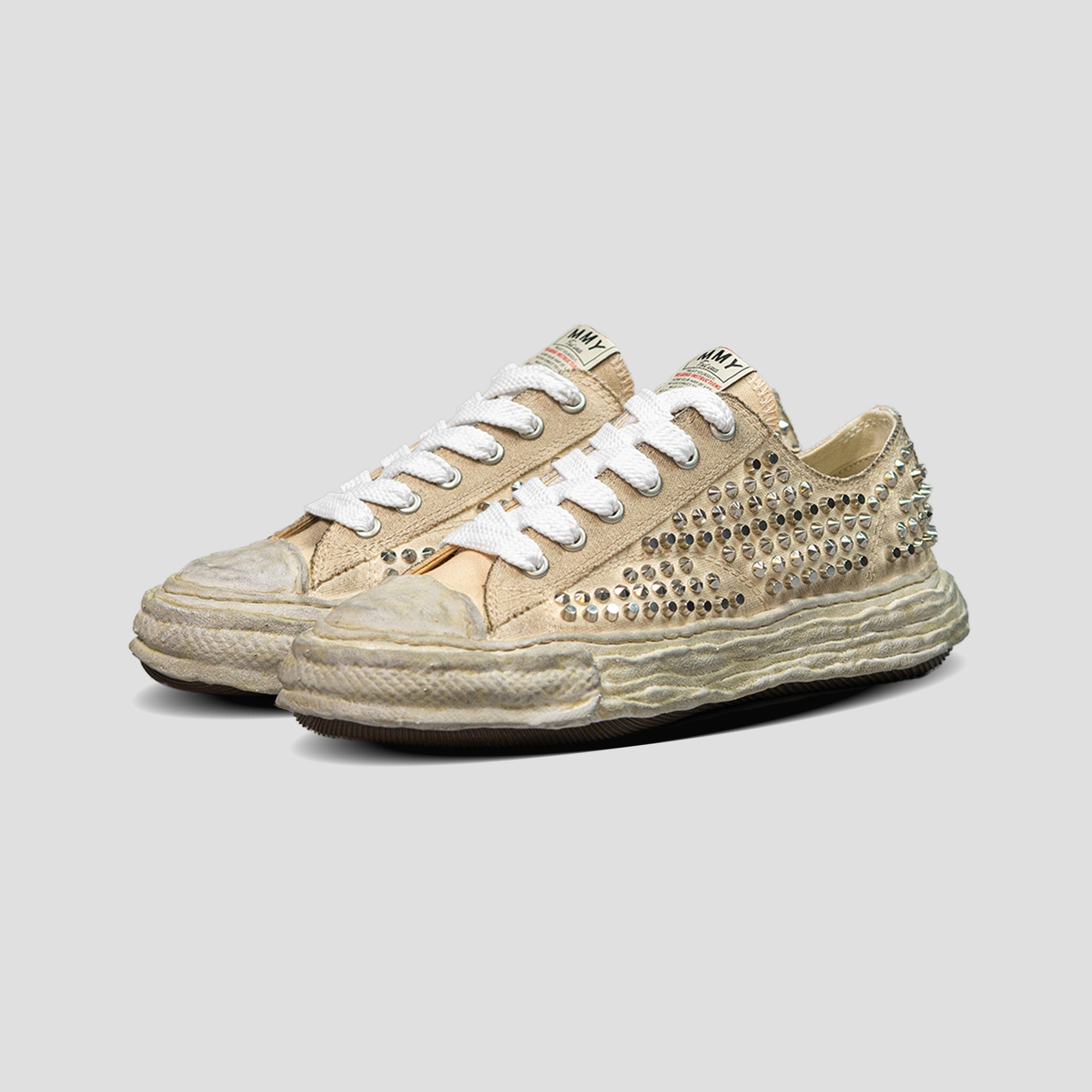 PETERSON 23 OG SOLE STUDDED CANVAS SNEAKERS - 2