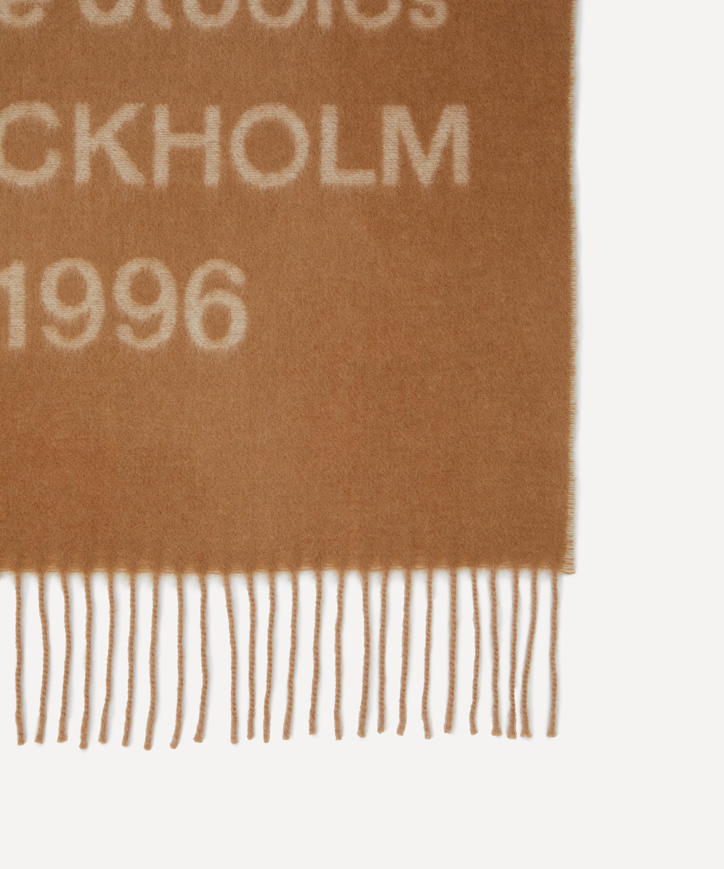 Logo Jacquard Camel Scarf - 3