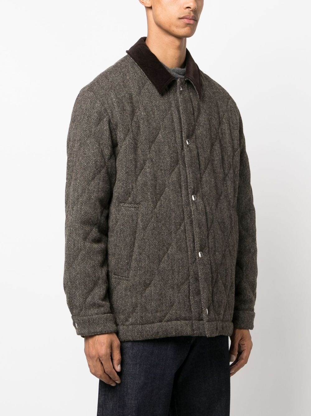 quilted wool jacket - 3