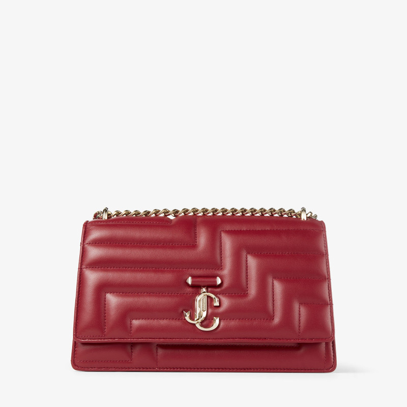 Avenue Shoulder
Cranberry Avenue Nappa Leather Shoulder Bag with JC Emblem 1
