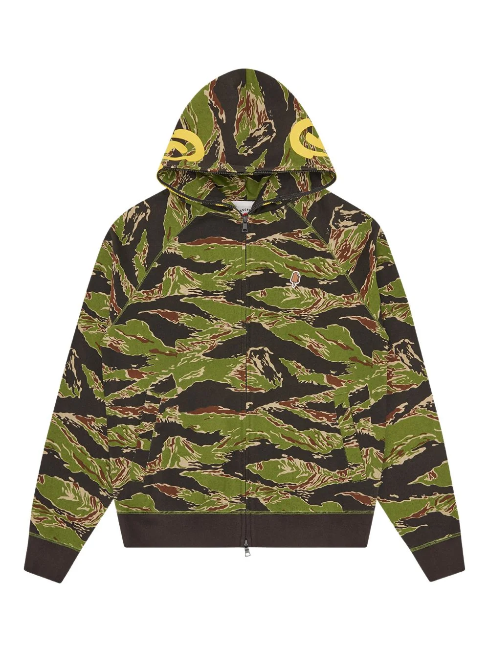 SMILEY TIGER CAMO-PRINTED HOODIE - 1