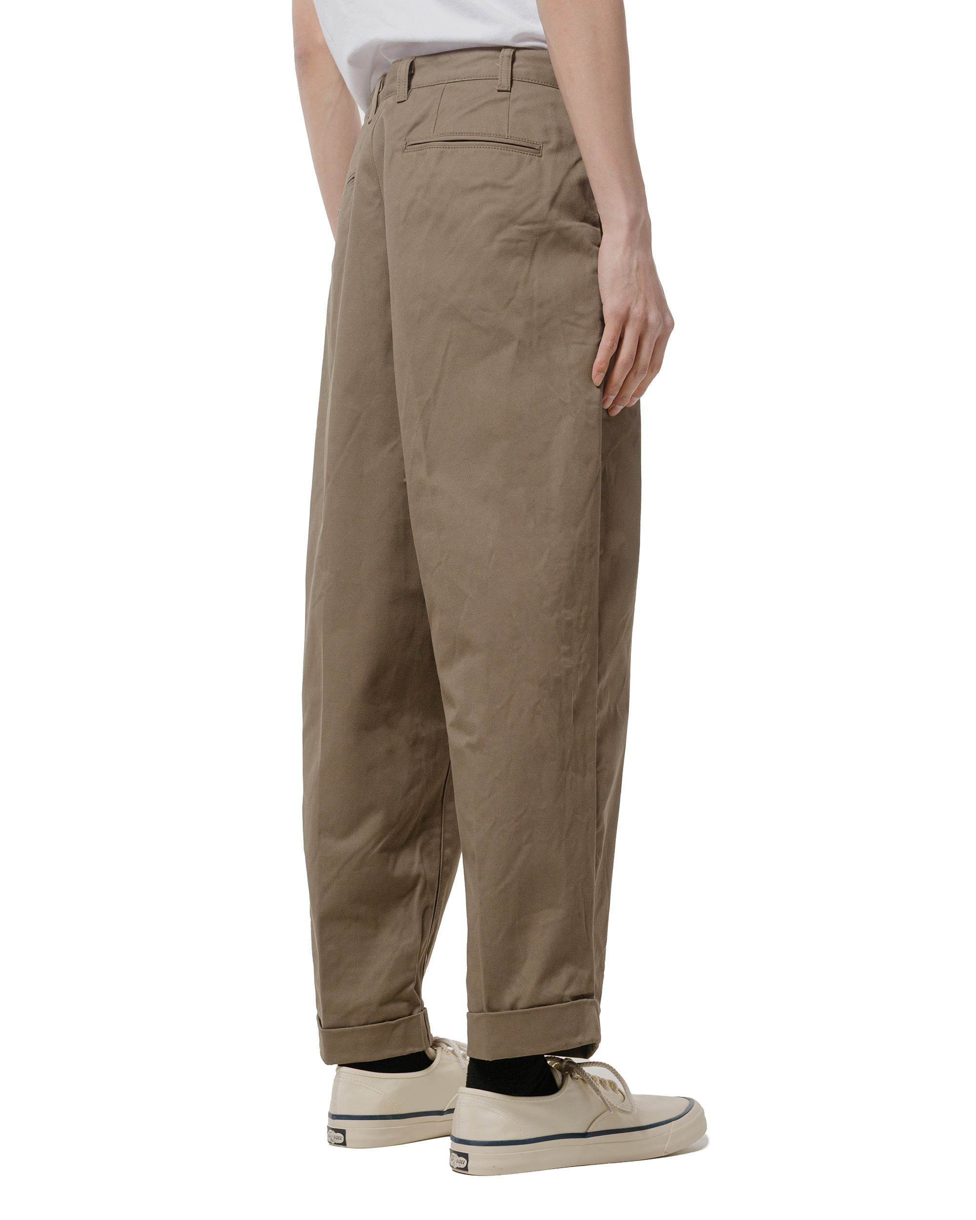 2Pleats Twill Olive - 3