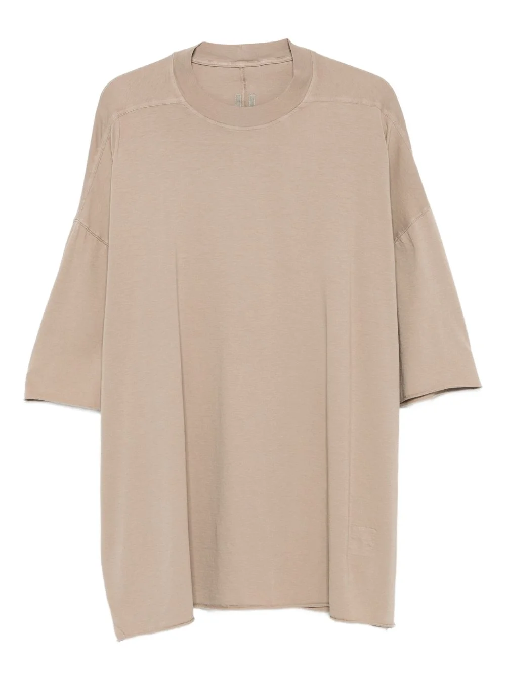 dropped-hem drawstring T-shirt - 1