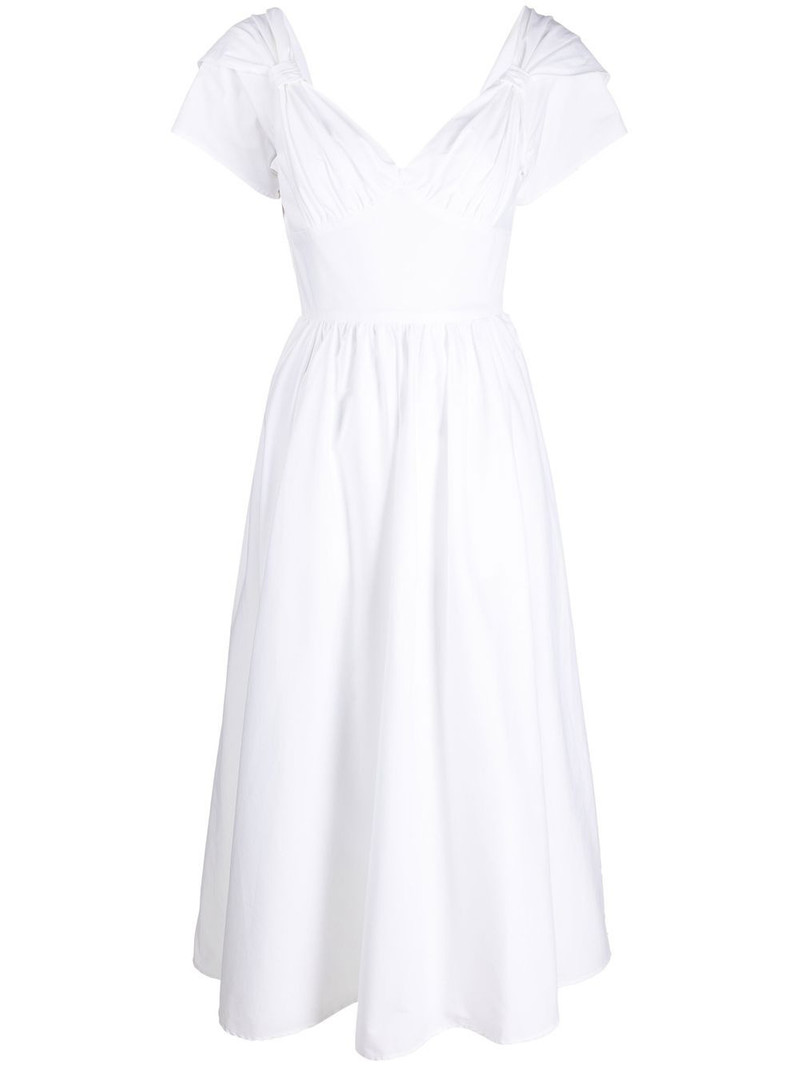 flared mid-length dress 1