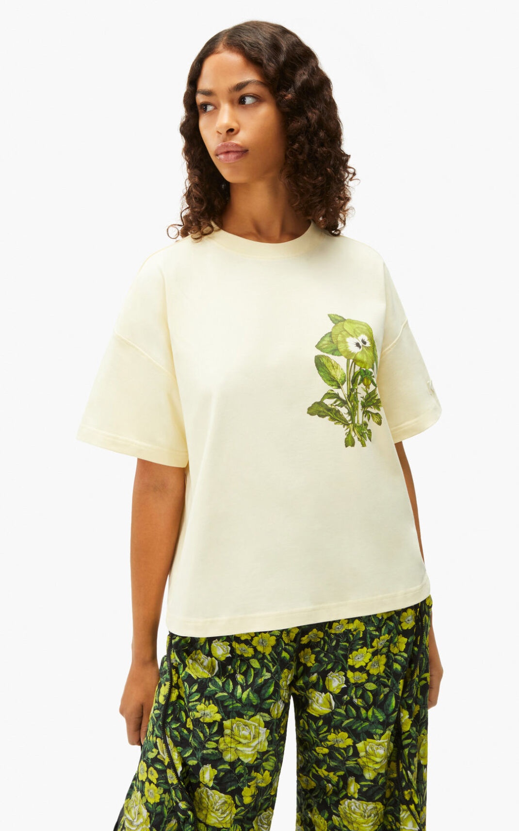 'Pansy' boxy T-shirt - 1