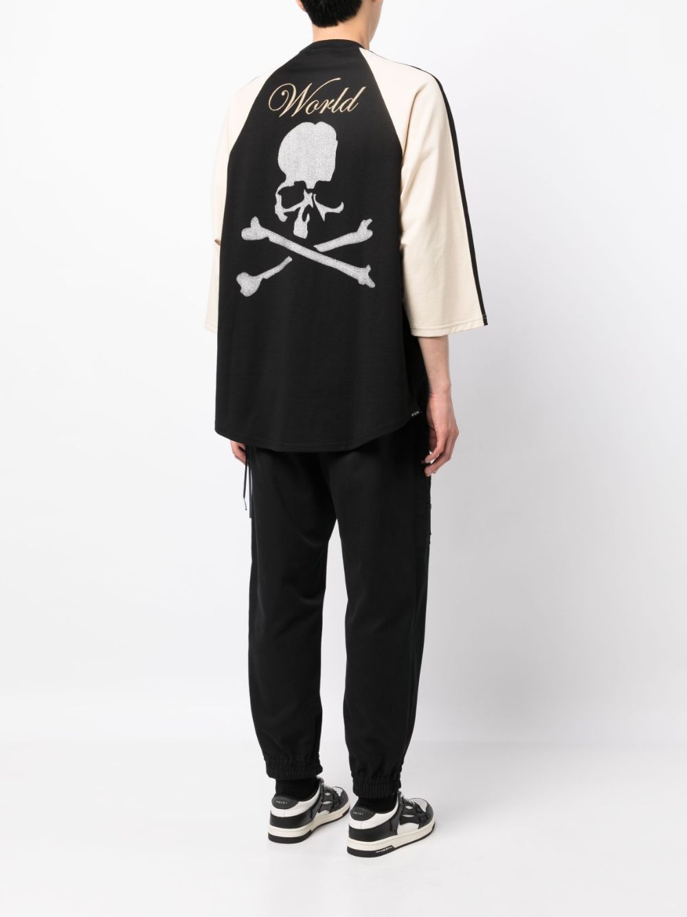 embroidered-logo cotton T-shirt - 4