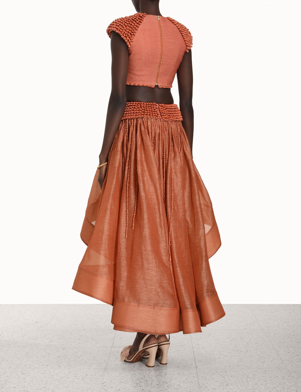 COASTER EMBELLISHED MAXI SKIRT - 4