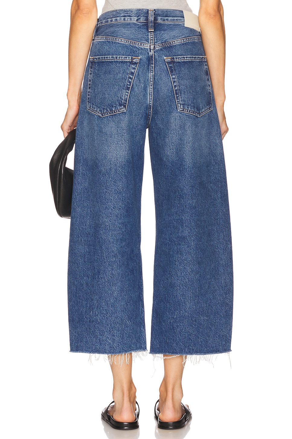 Ayla Undone Hem Crop - 4