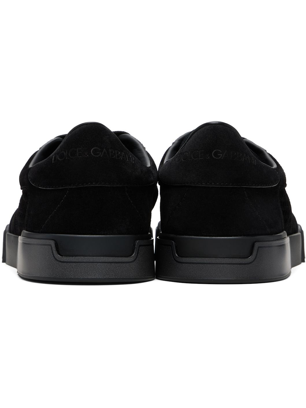 Black Suede Portofino Yacht Sneakers - 2
