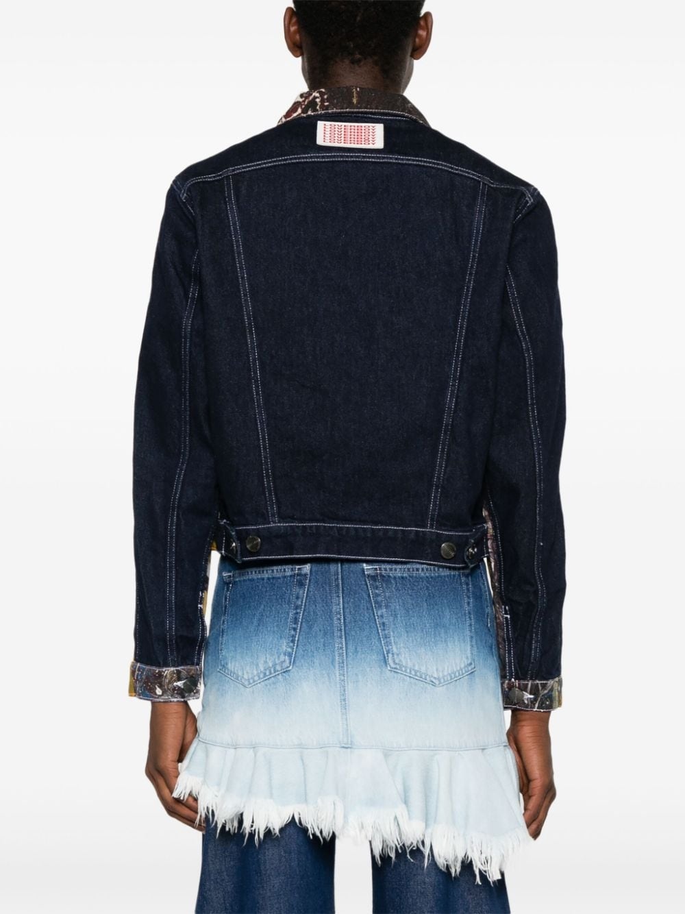 Painted denim jacket - 5