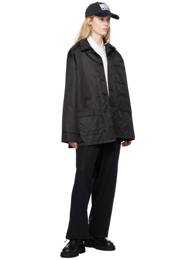 Y-3 Black Suspender Cargo Pants outlook