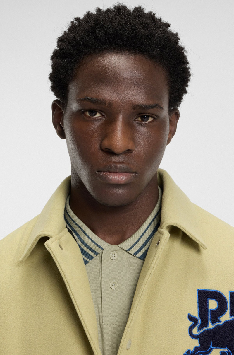 HUGO X RB POLO SHIRT WITH BULL LOGO PATCH 3