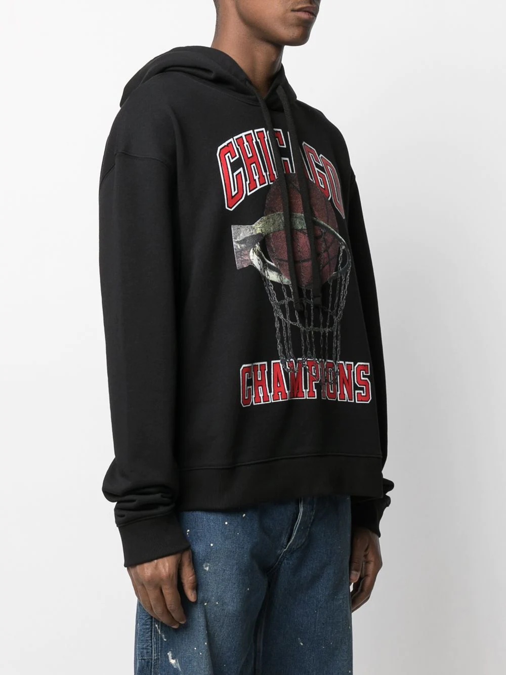 graphic-print hoodie - 3
