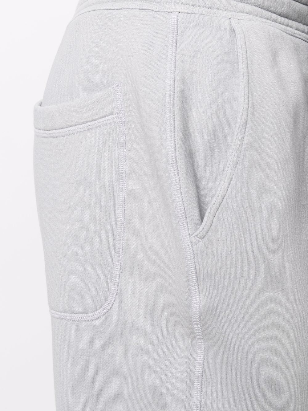 drawstring cotton track pants - 5