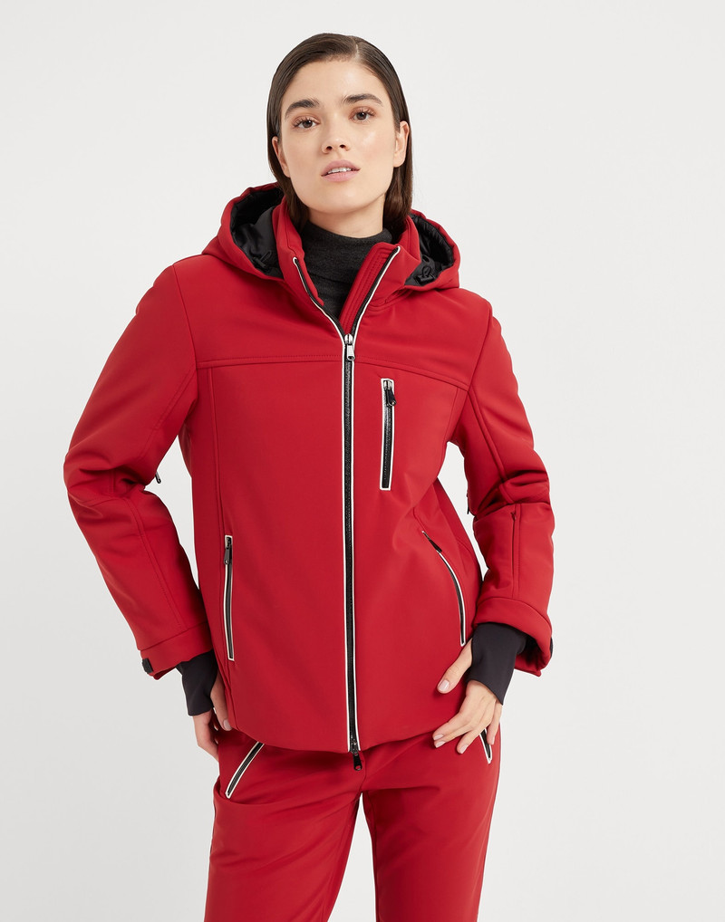 Bonded techno fabric hooded mountain jacket with Thermore® padding - 1