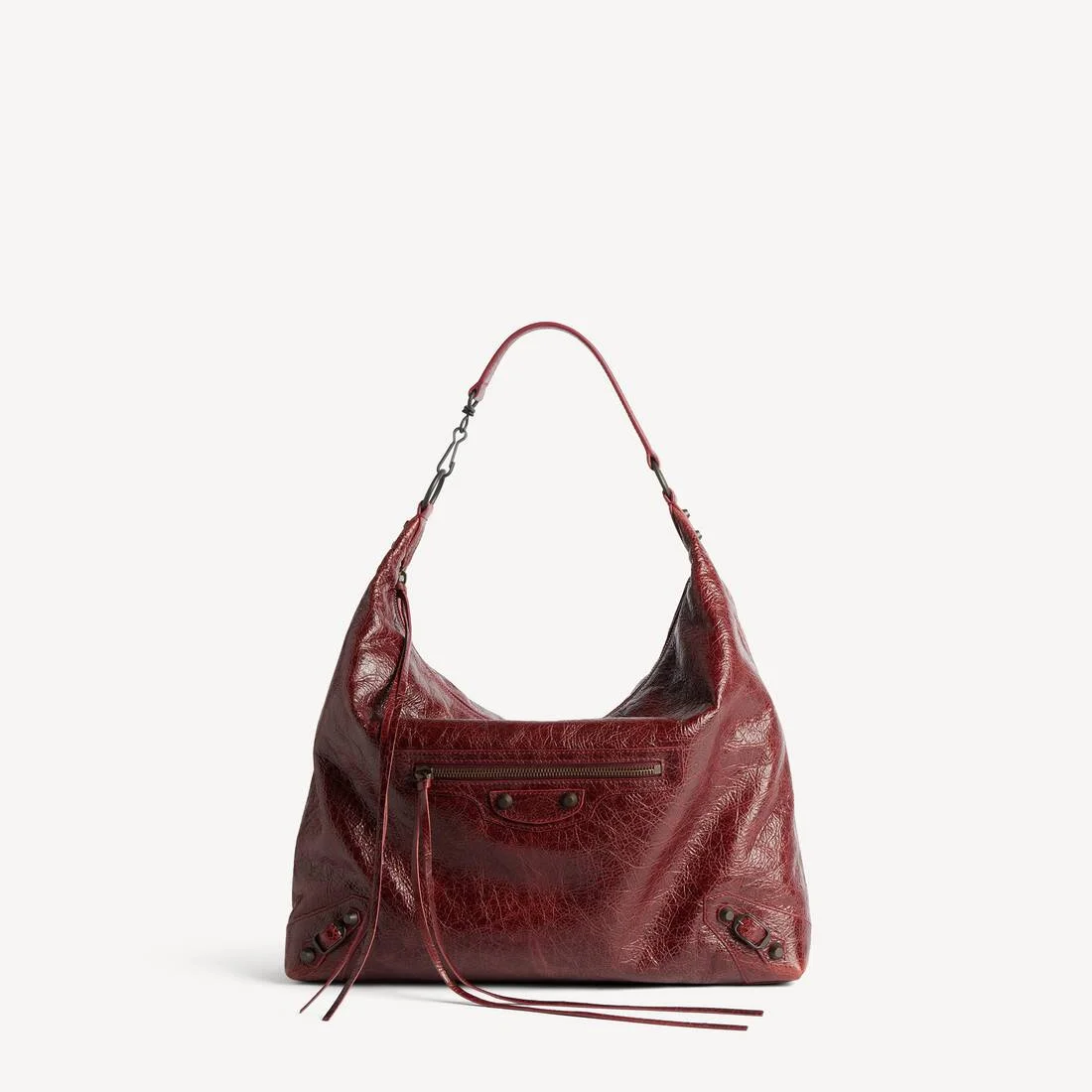 Women's Le City Hobo Bag Medium in Berry Red - 1