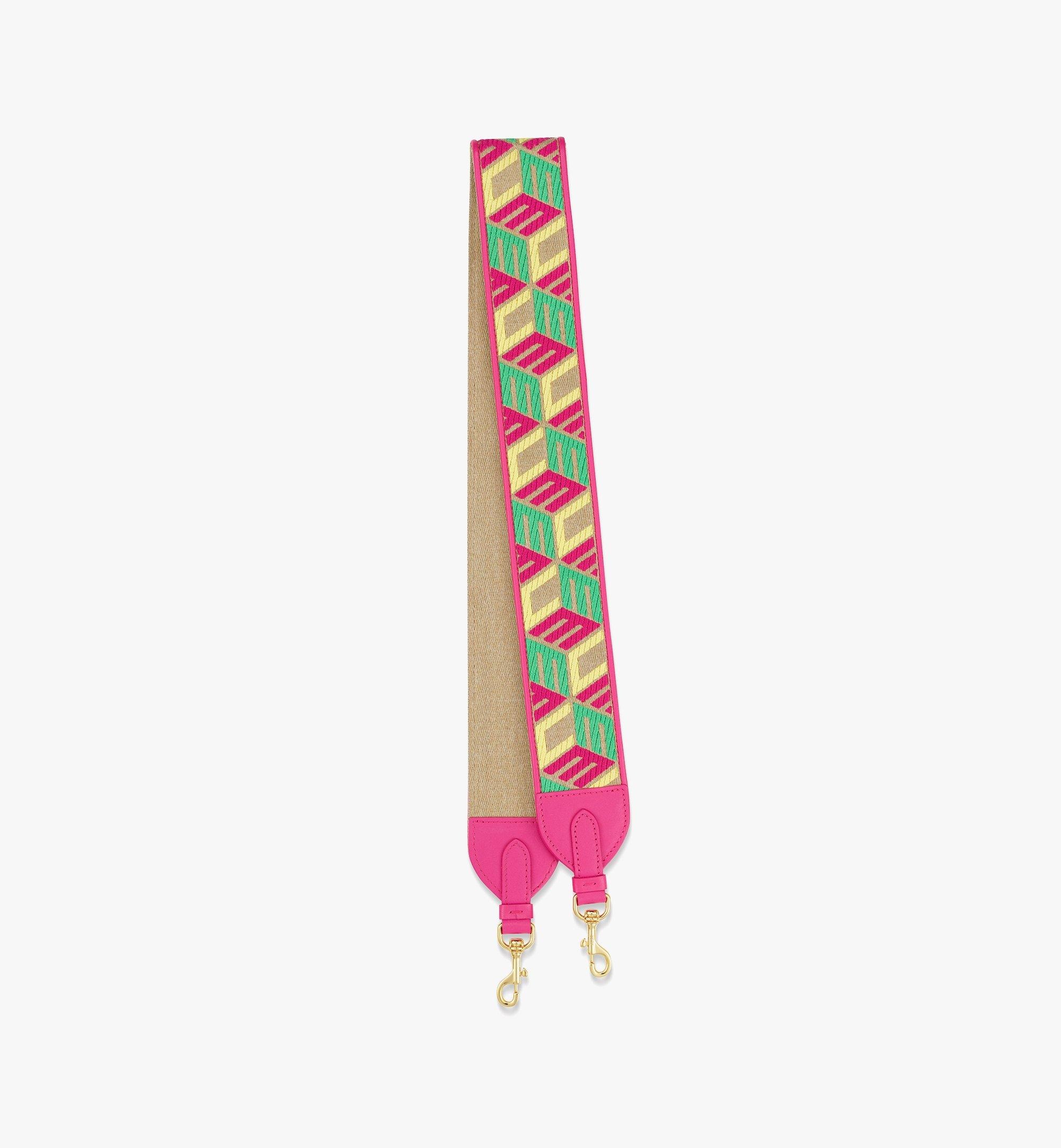 Aren Shoulder Strap in Cubic Monogram Webbing - 1