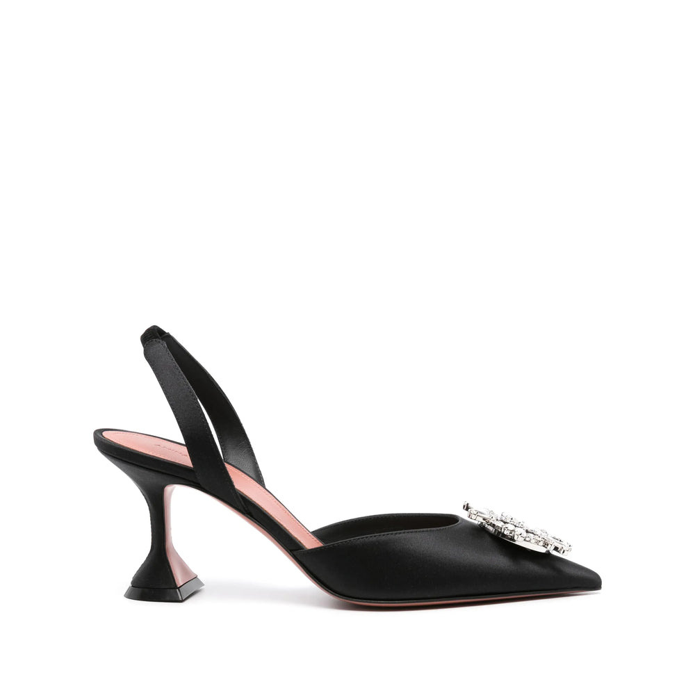 Amina Muaddi Black Pumps Women - 1