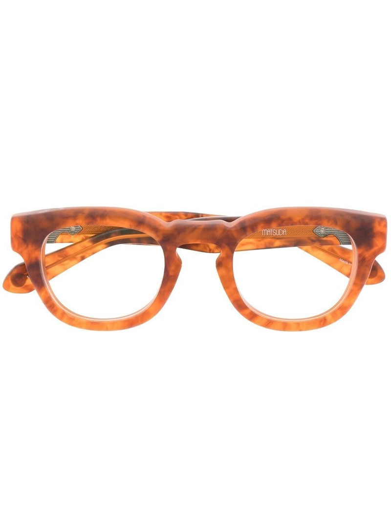 MATSUDA wayfarer-frame optical glasses outlook