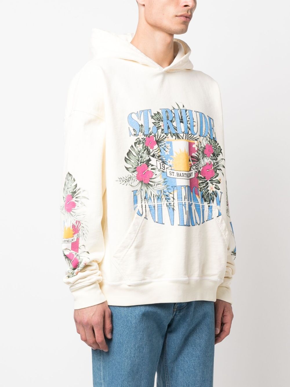 graphic-print hoodie - 3