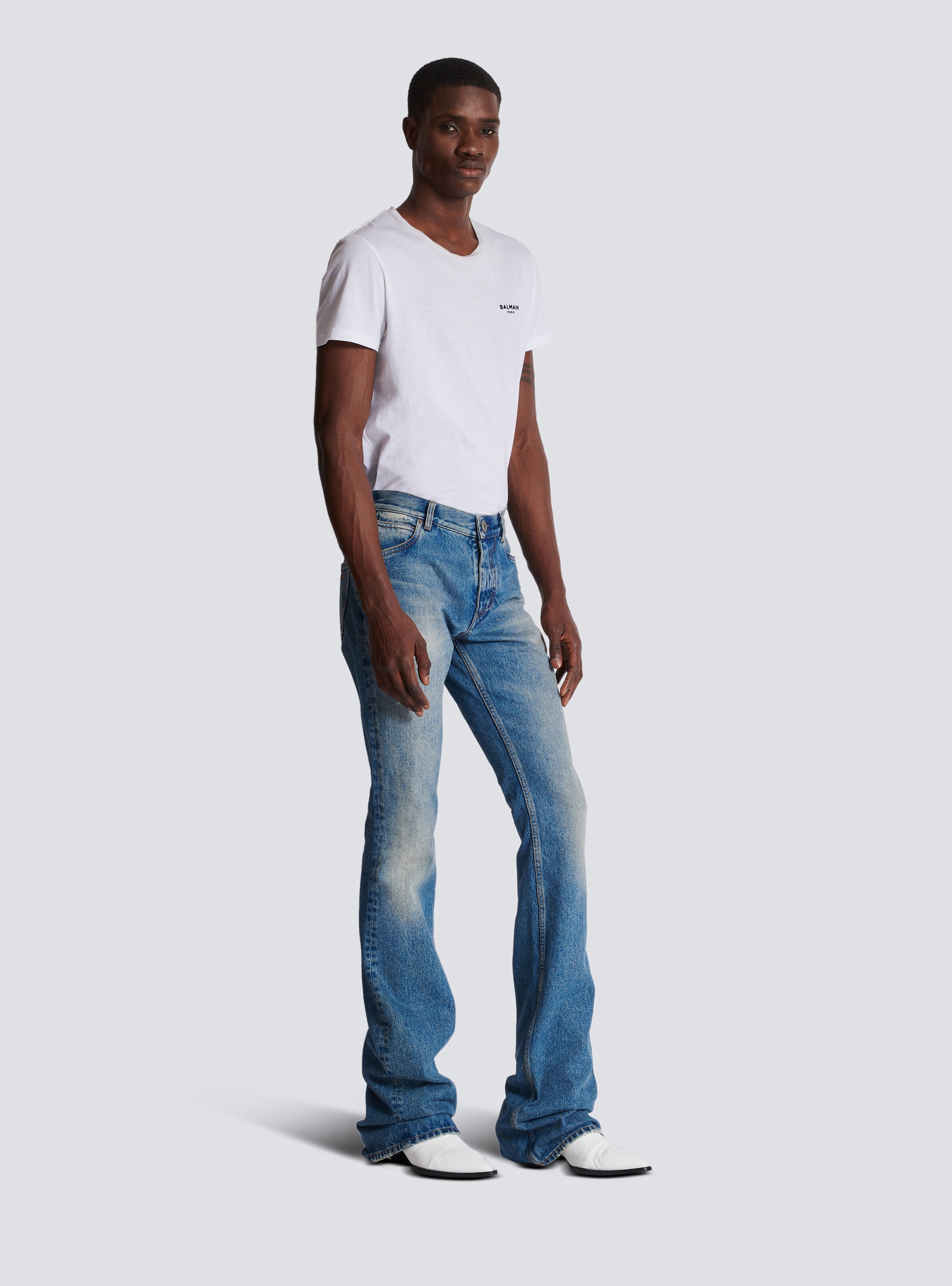 Blue Wash vintage denim jeans - 3