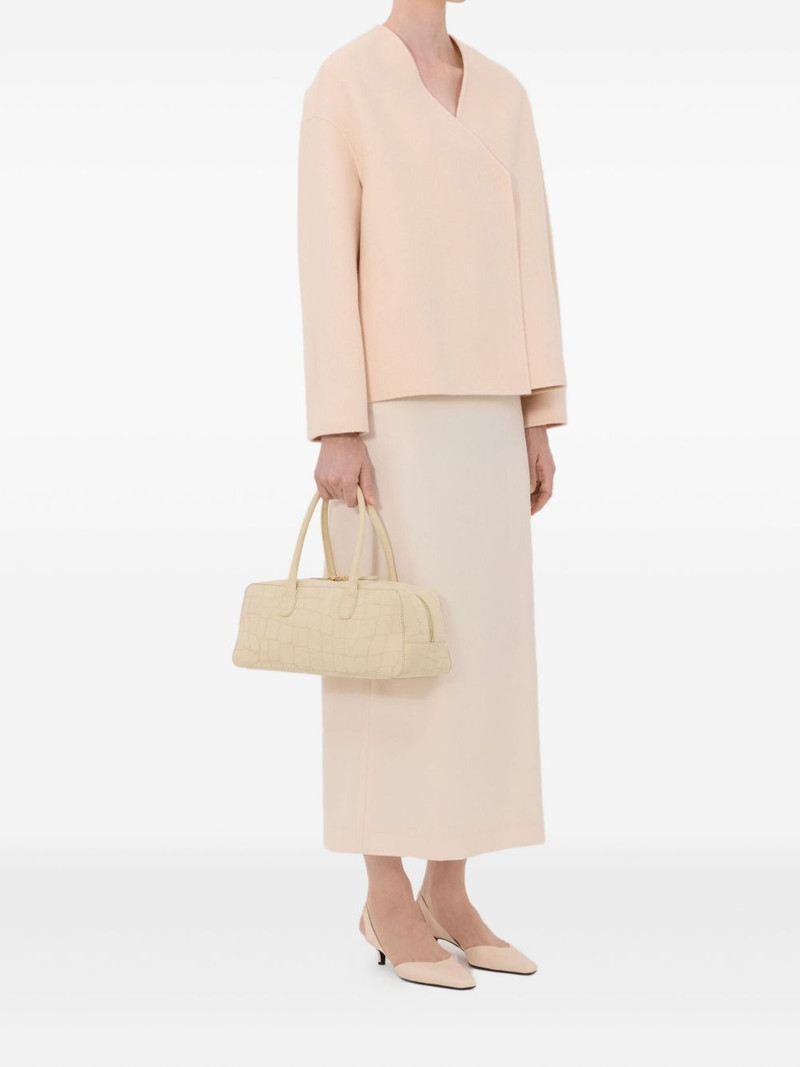 MAARA asymmetric collarless jacket 3