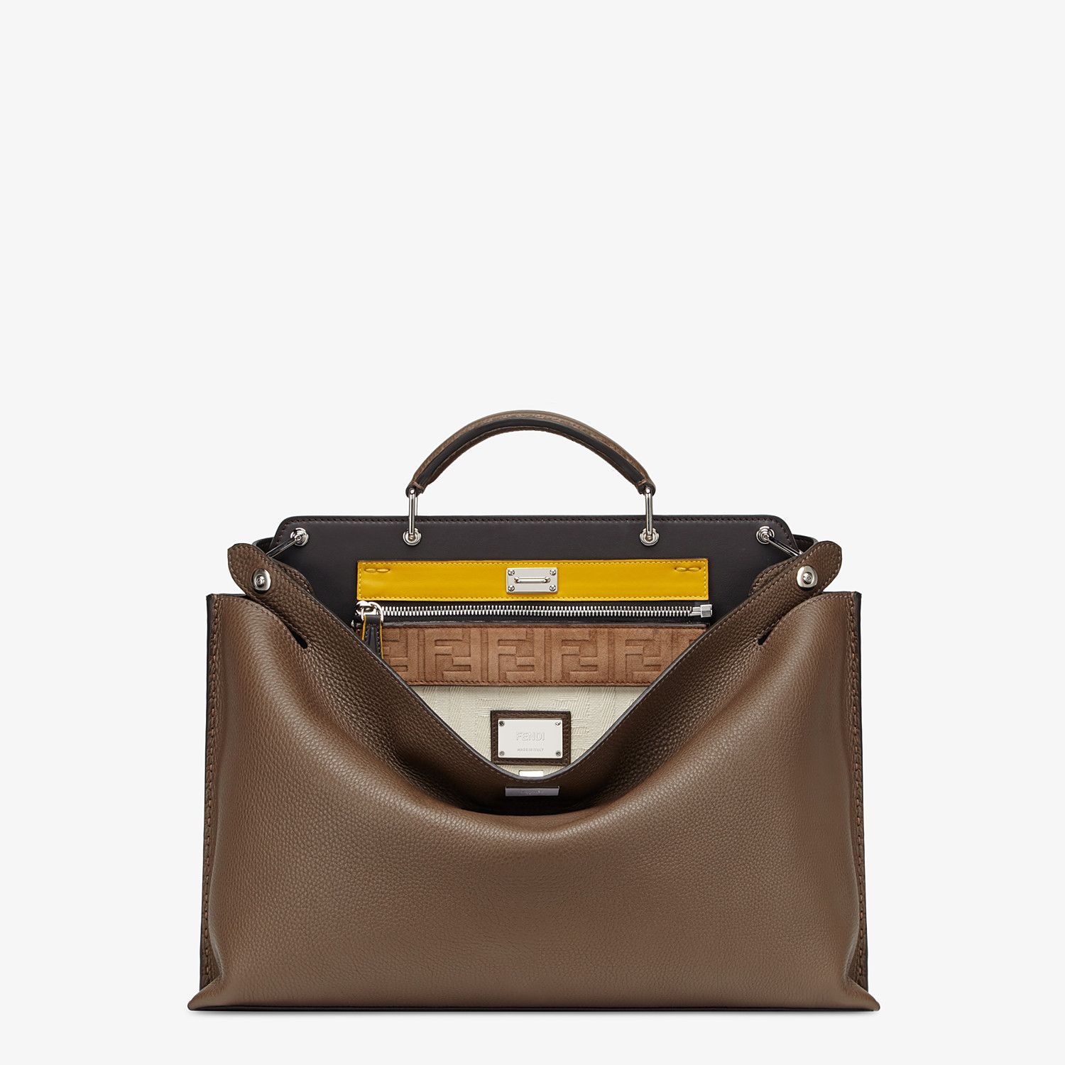  Brown leather bag - 1