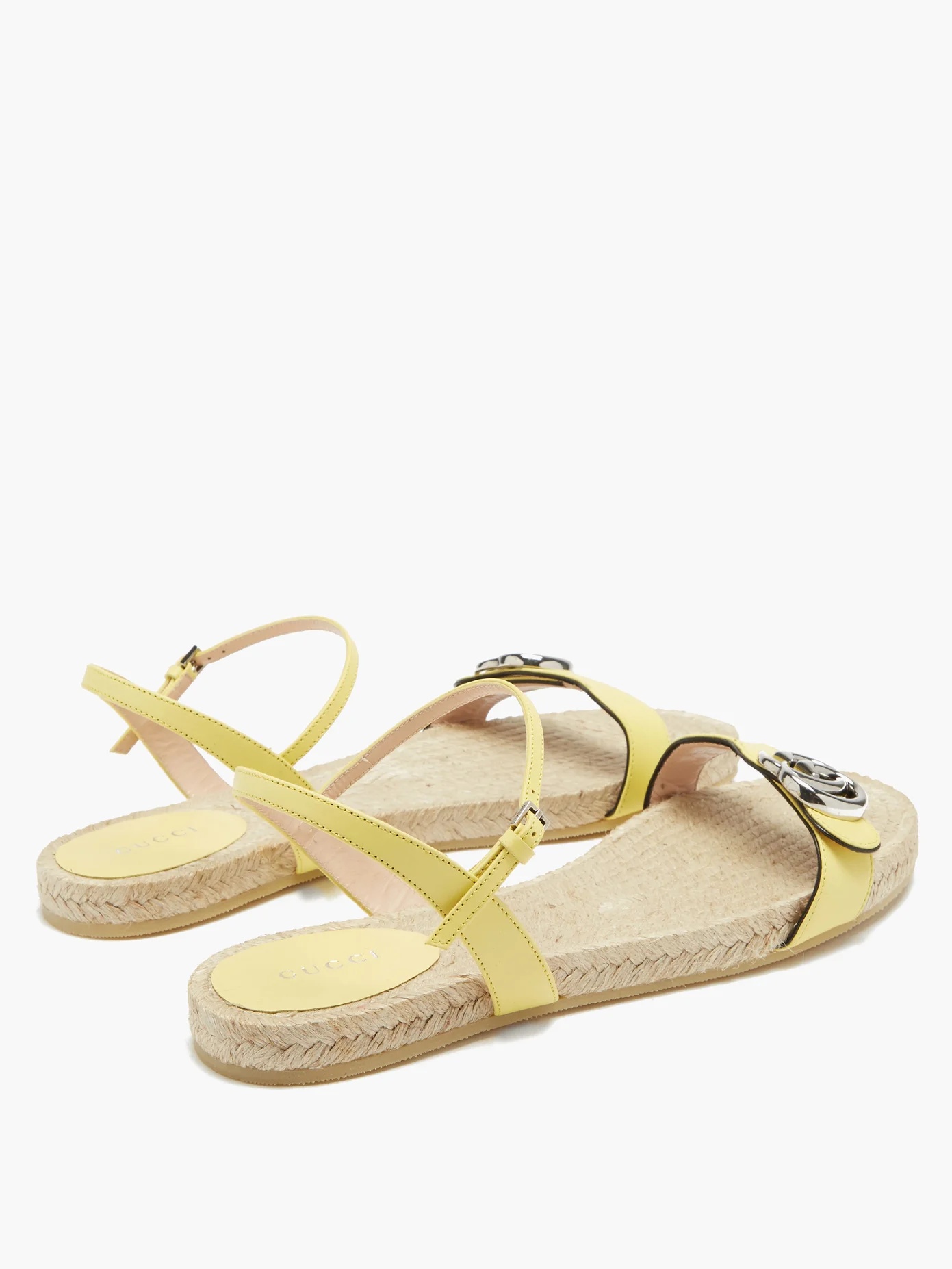 Aitana leather and jute sandals - 4