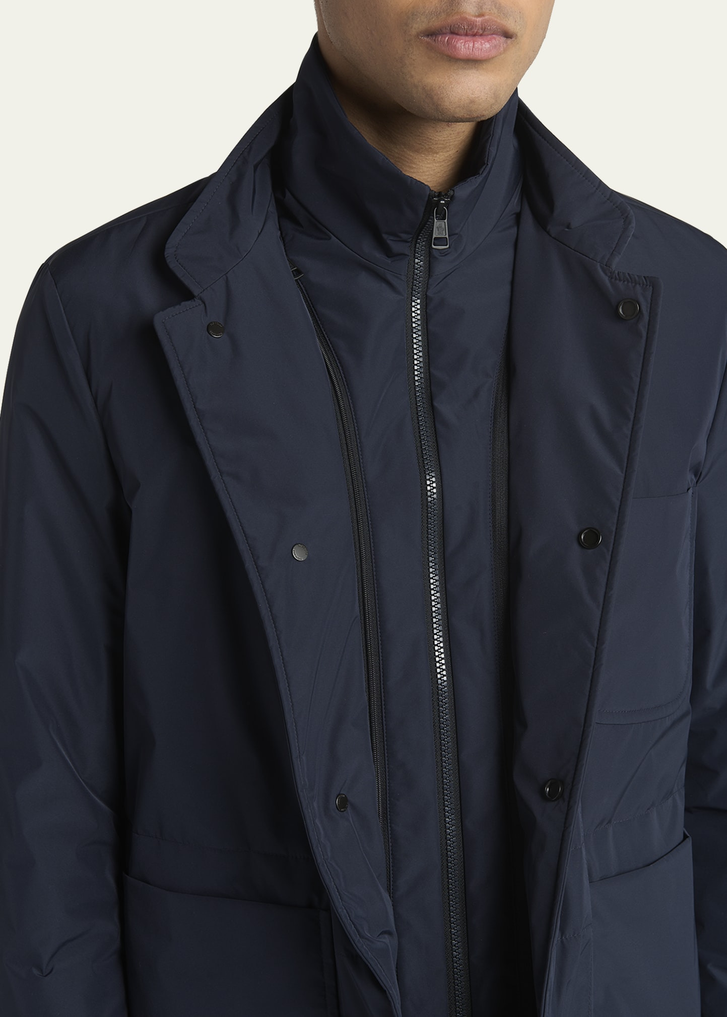 Men's Edit Navy Brieuc Jacket - 5