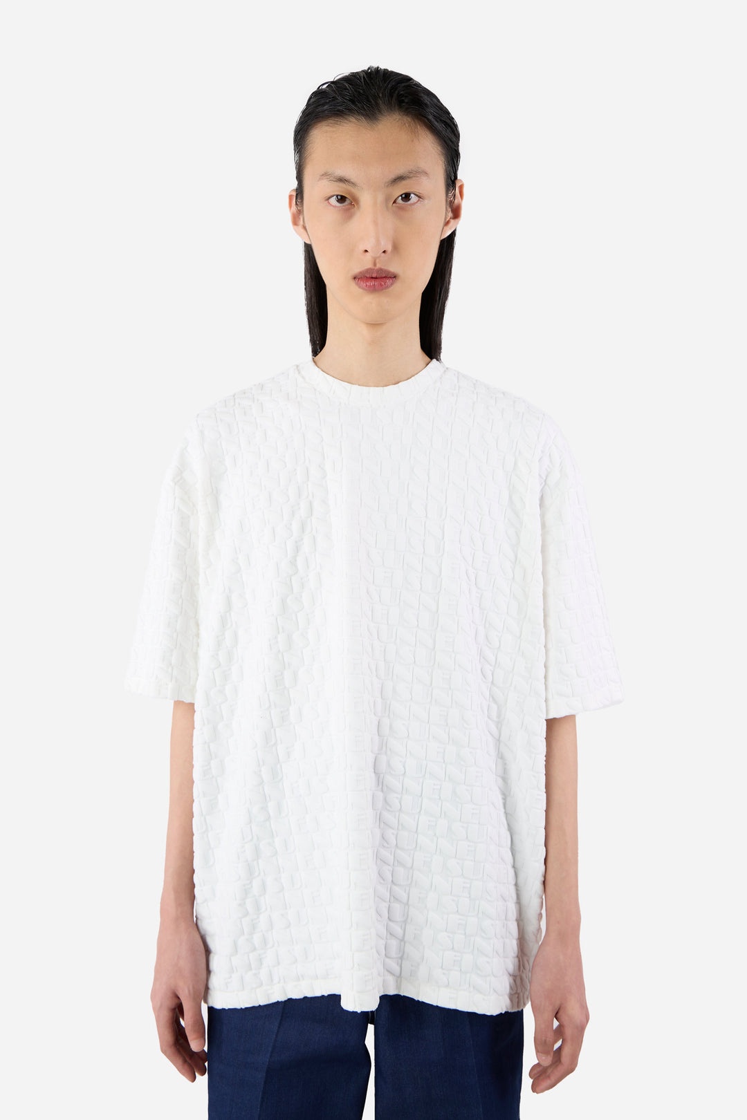 ALLOVER LOGO T-SHIRT / white - 1