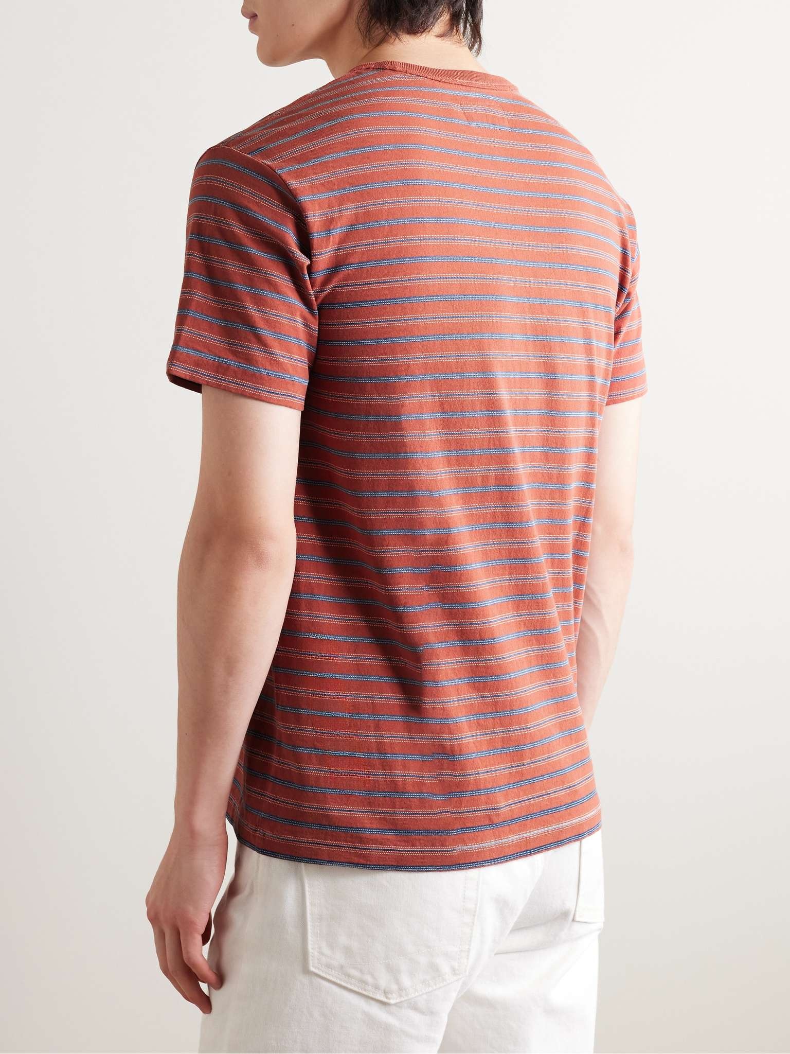 Striped Cotton T-Shirt - 4