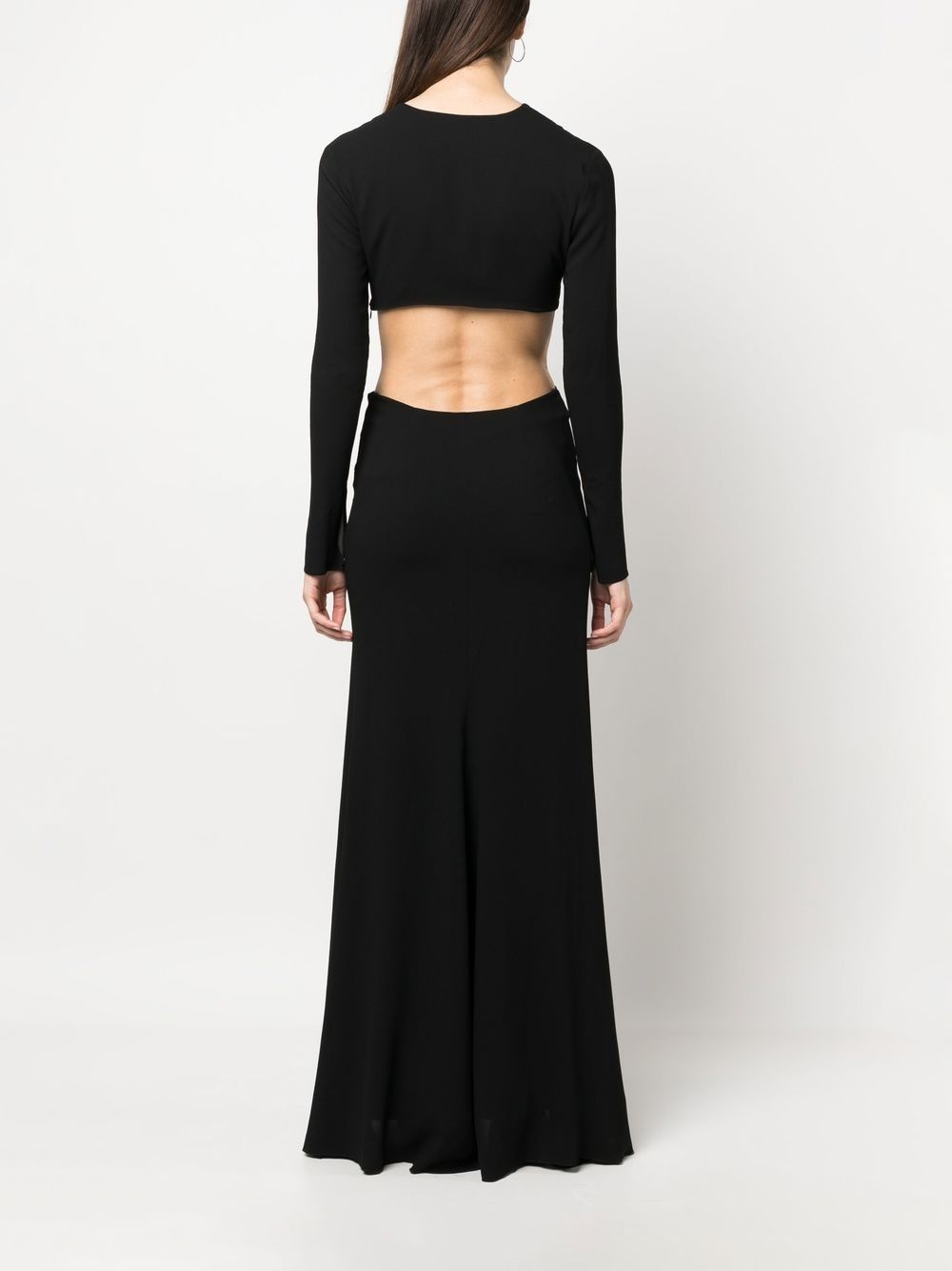 cut-out panel dress - 4