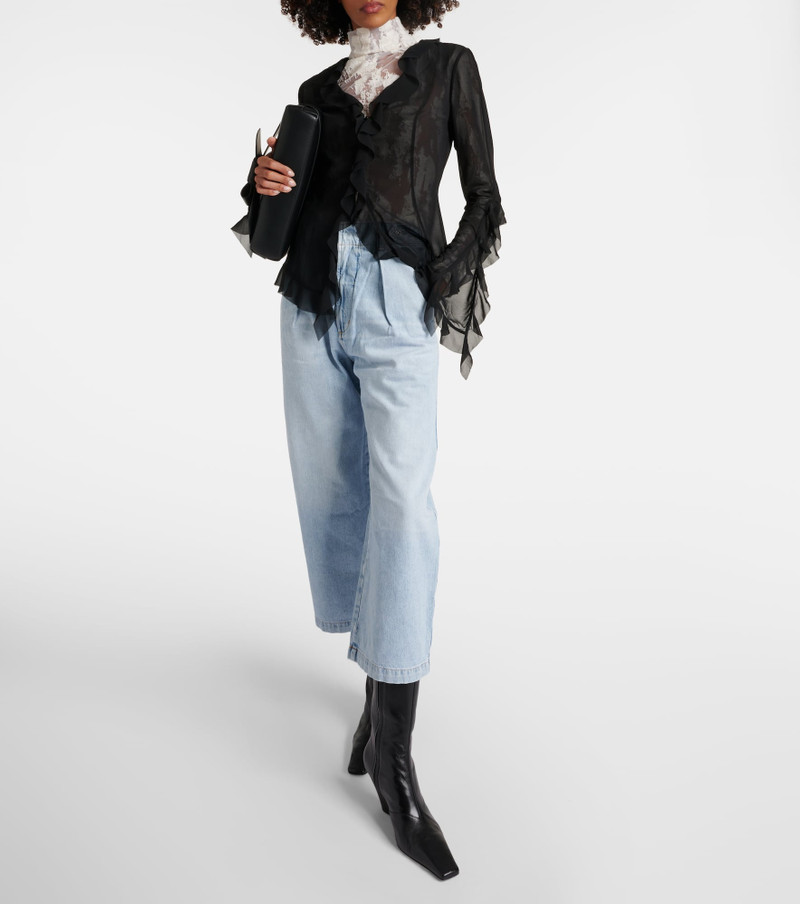 Citizens of Humanity Payton high-rise twill wide-leg pants outlook