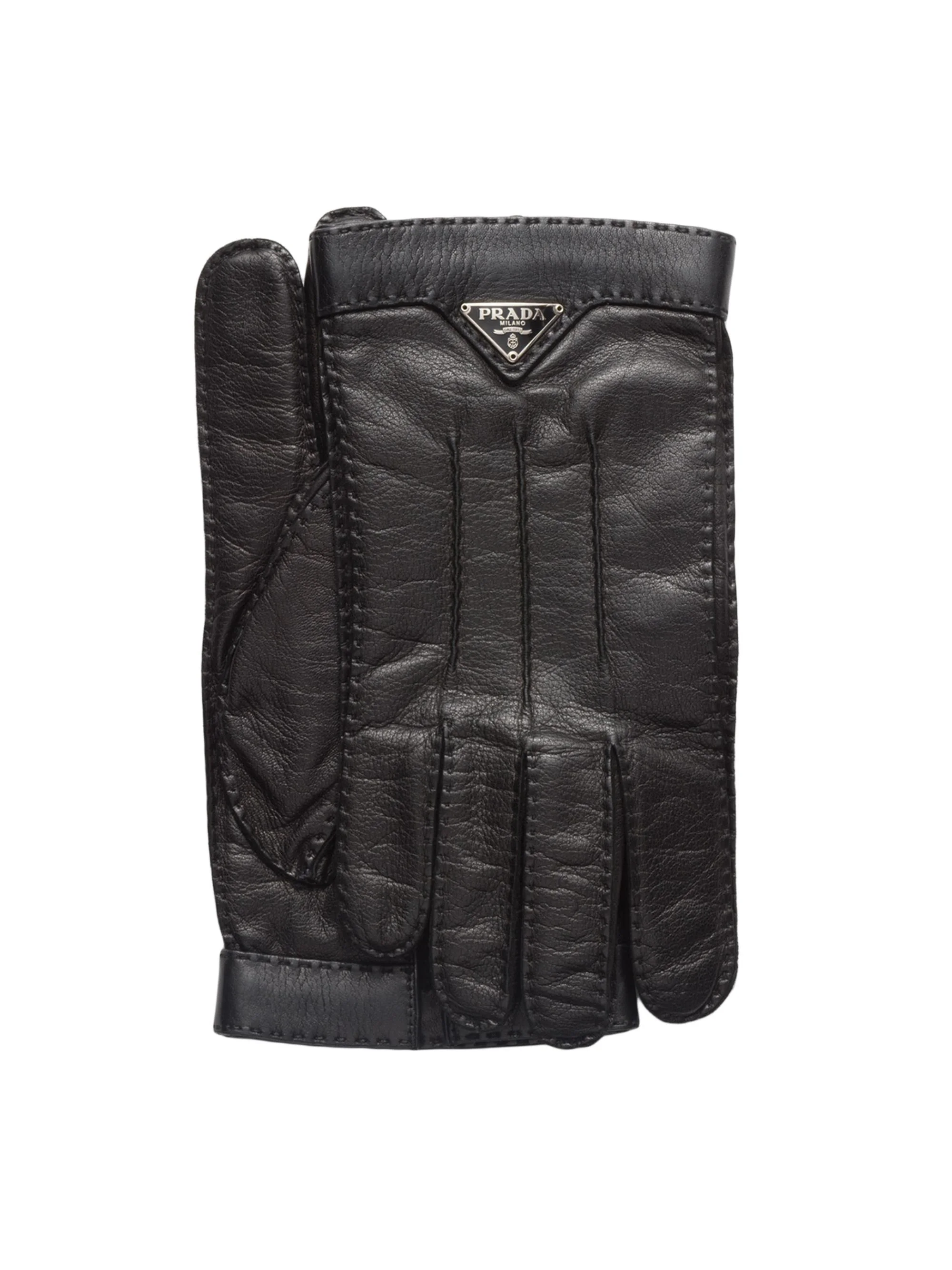 Men's Leather Gloves - Black - 1