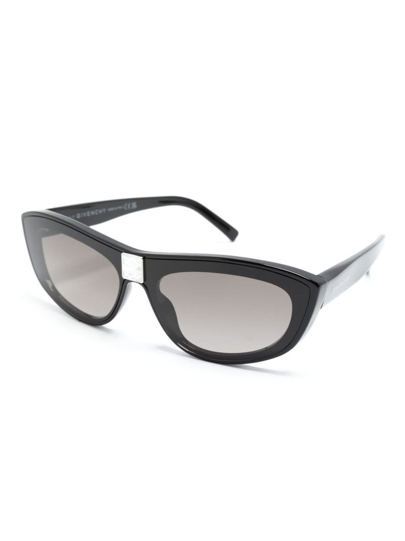 Givenchy logo-plaque cat-eye sunglasses outlook
