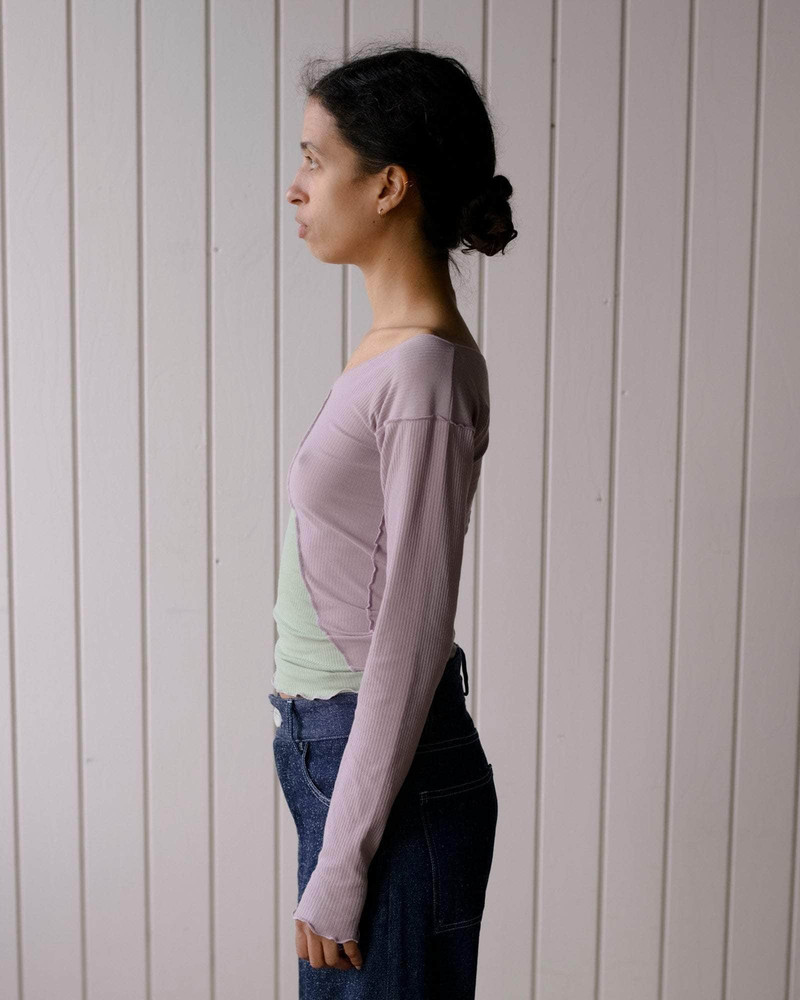 Phy Long Sleeve Tee - Fine Organic Cotton Rib 3