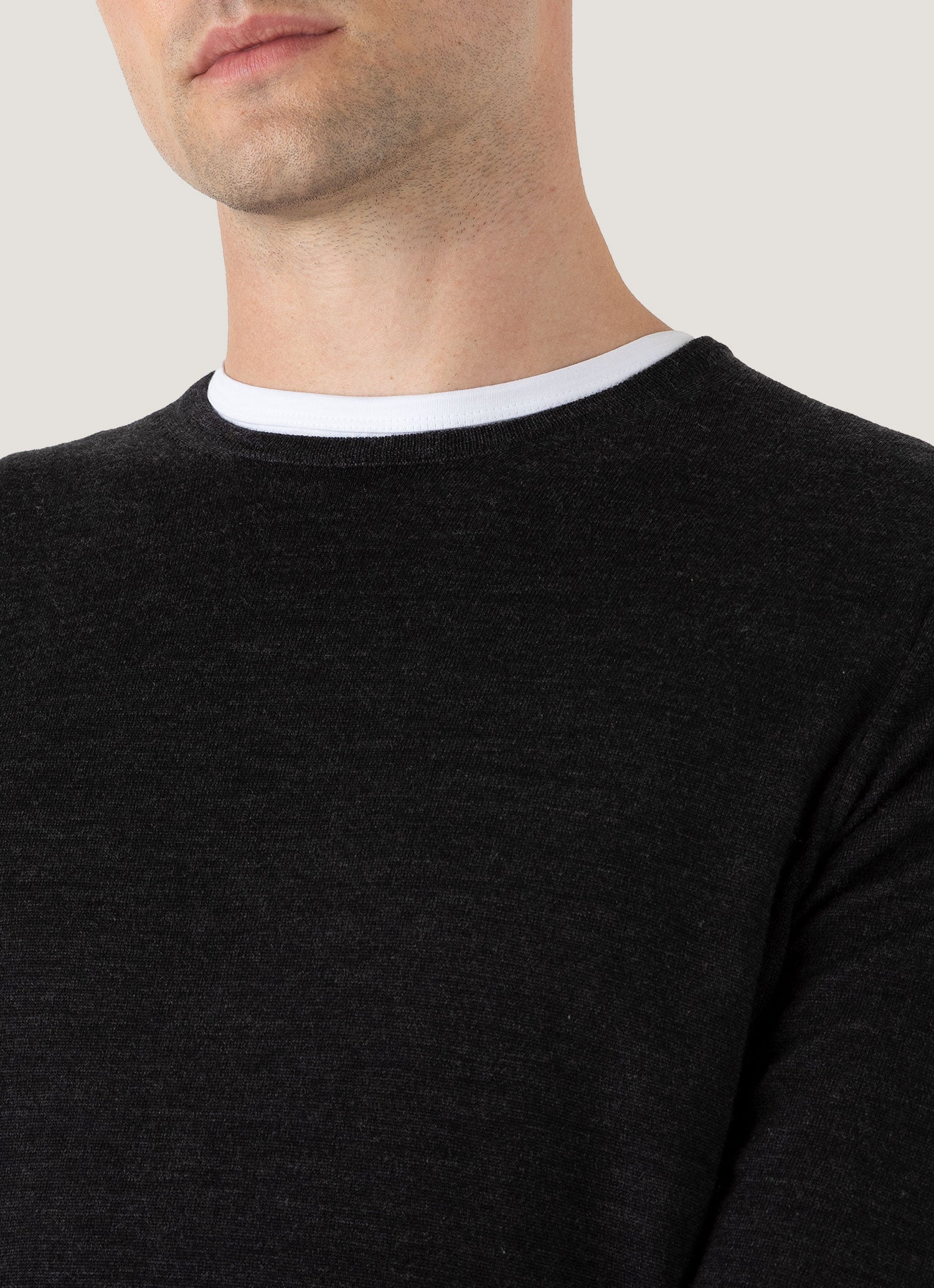Merino Crew Neck Jumper - 6