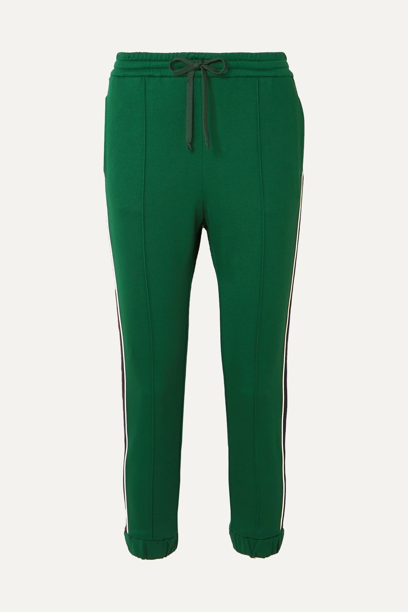 Striped tech-jersey track pants - 1