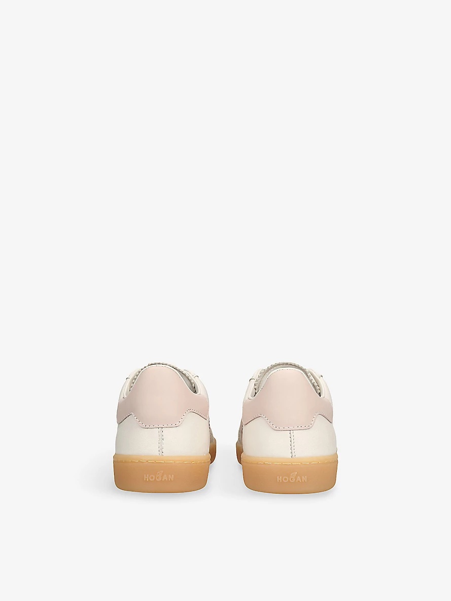 Cool Logo-Patch Leather Low-Top Trainers - 4