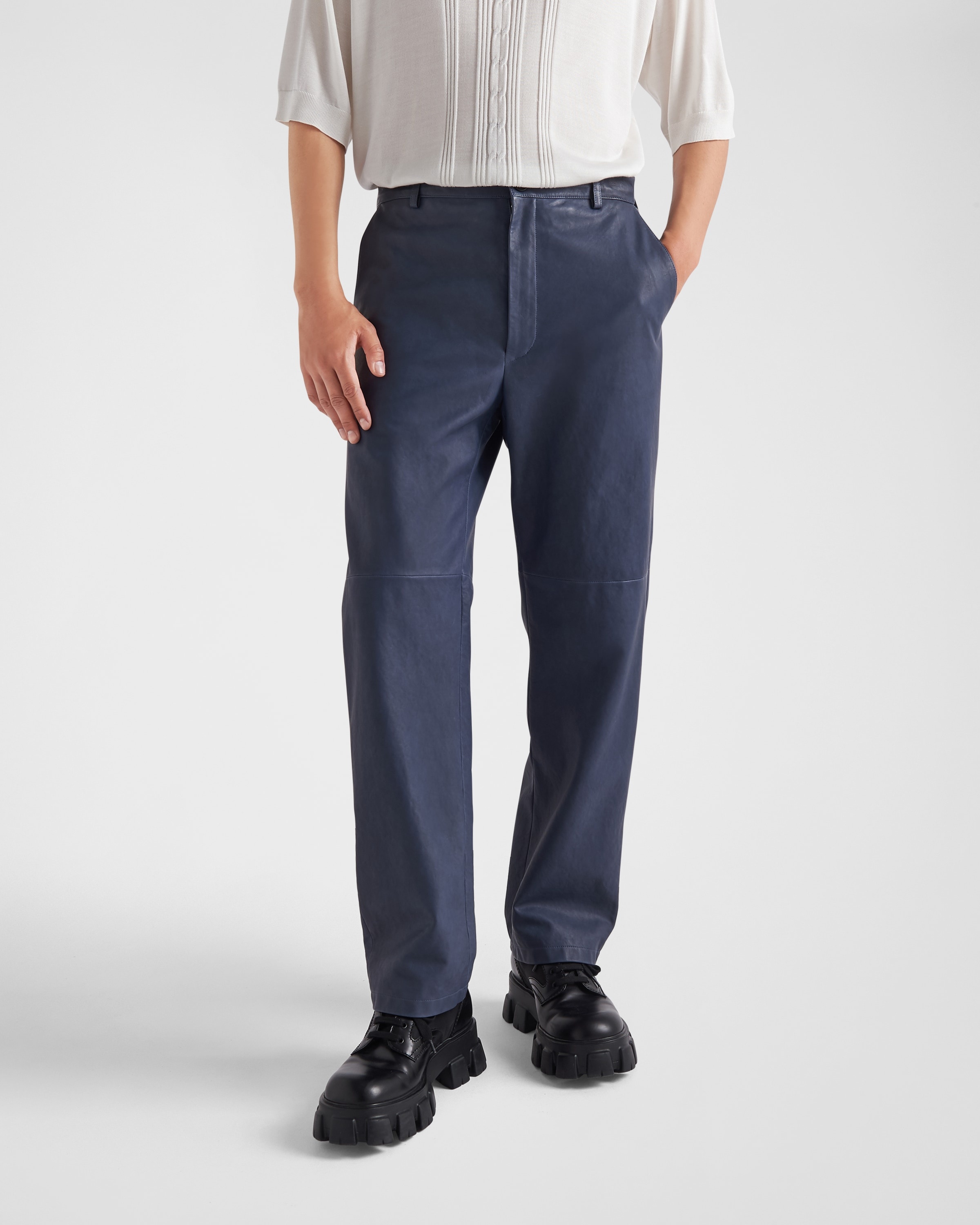 Nappa leather pants - 3