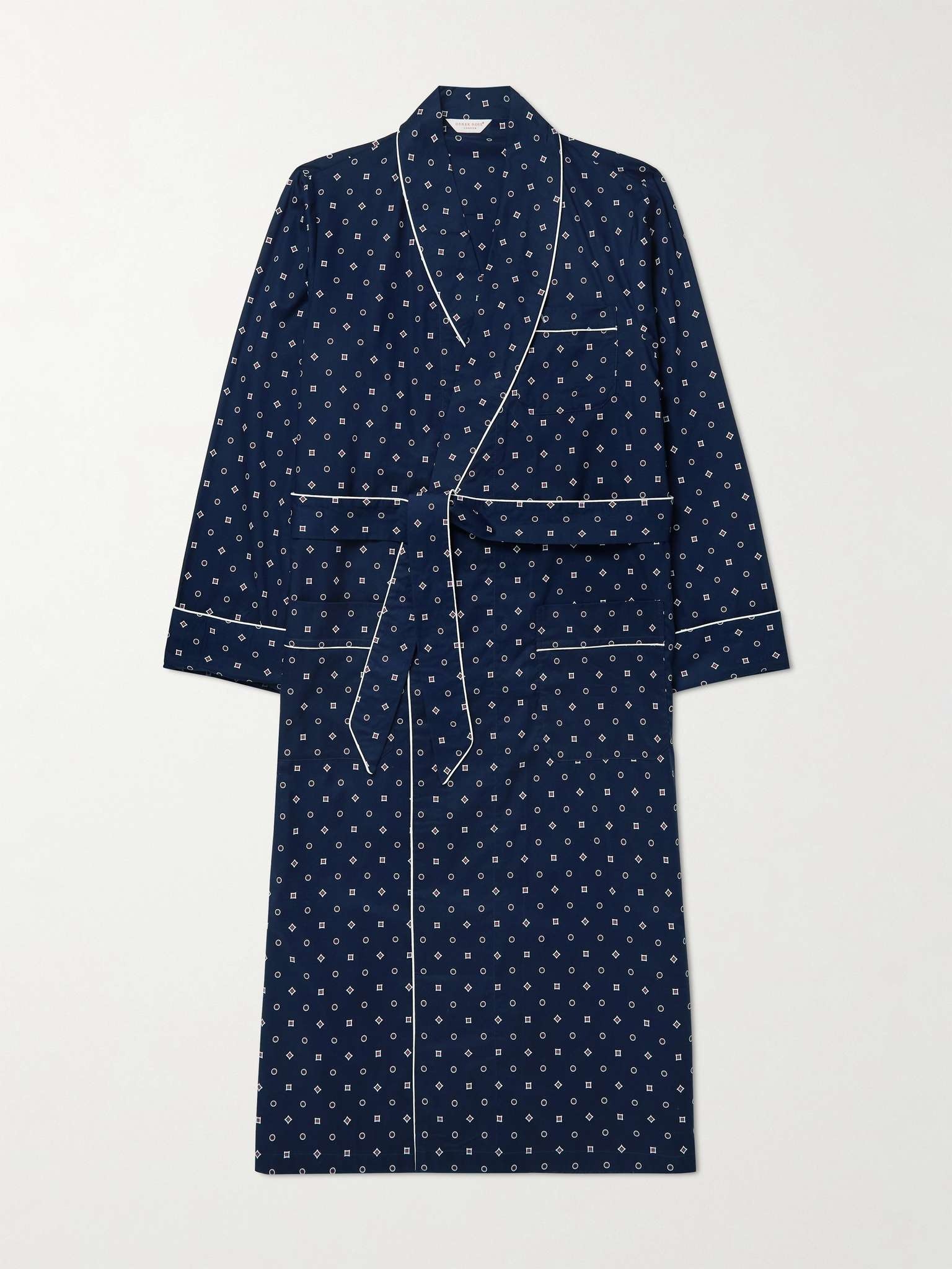 Printed Cotton Robe - 1