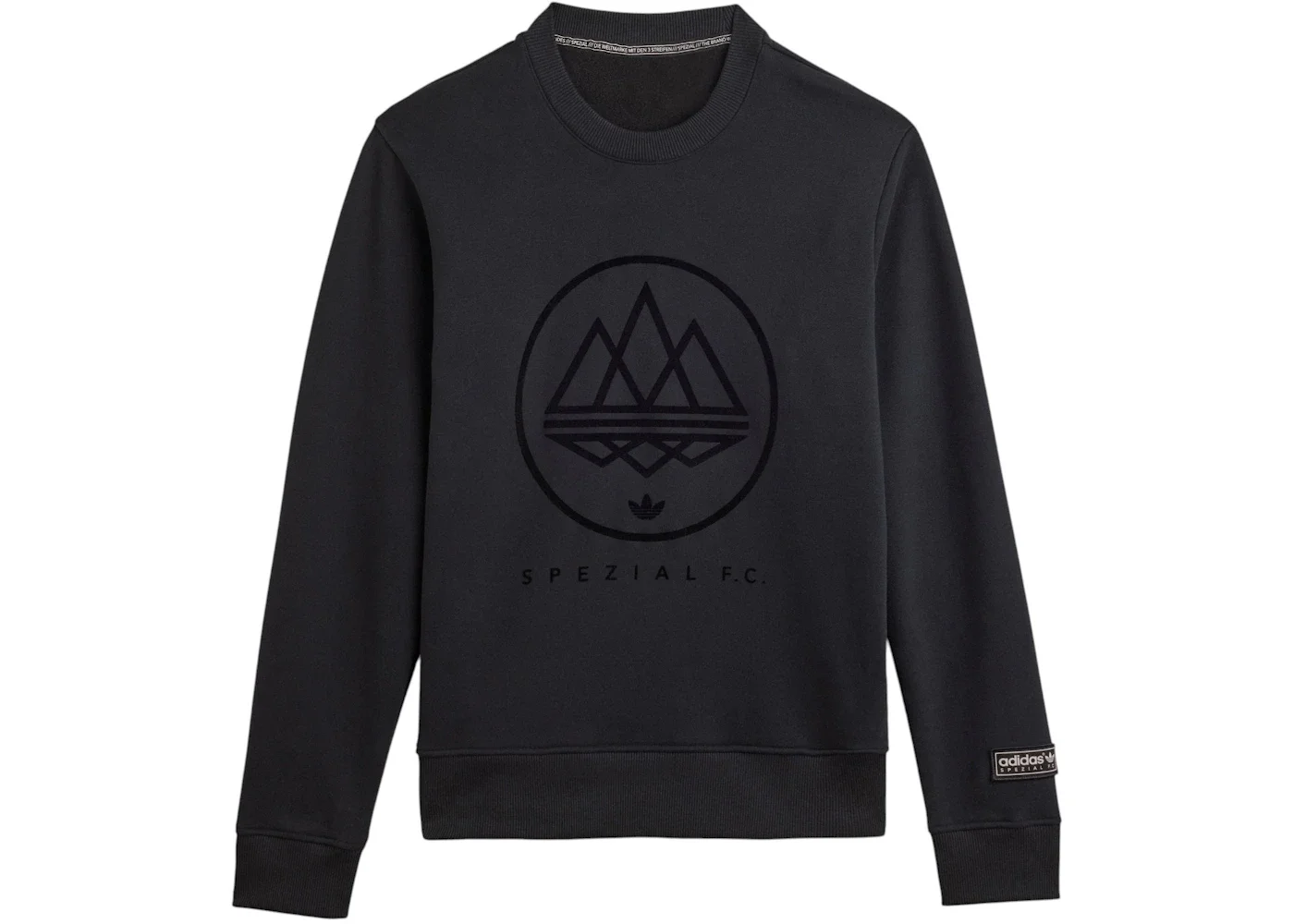 adidas Spezial F Crew Sweatshirt Black - 1