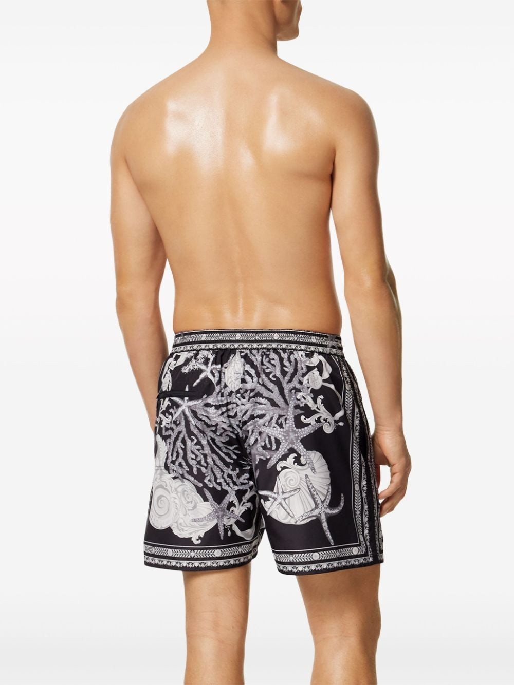 Barocco reversible swim shorts - 3