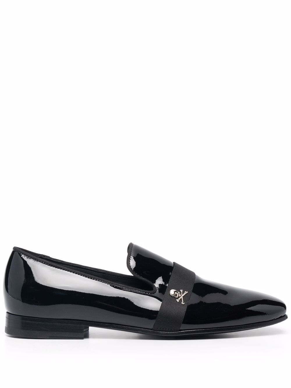 Hexagon plaque loafers - 1