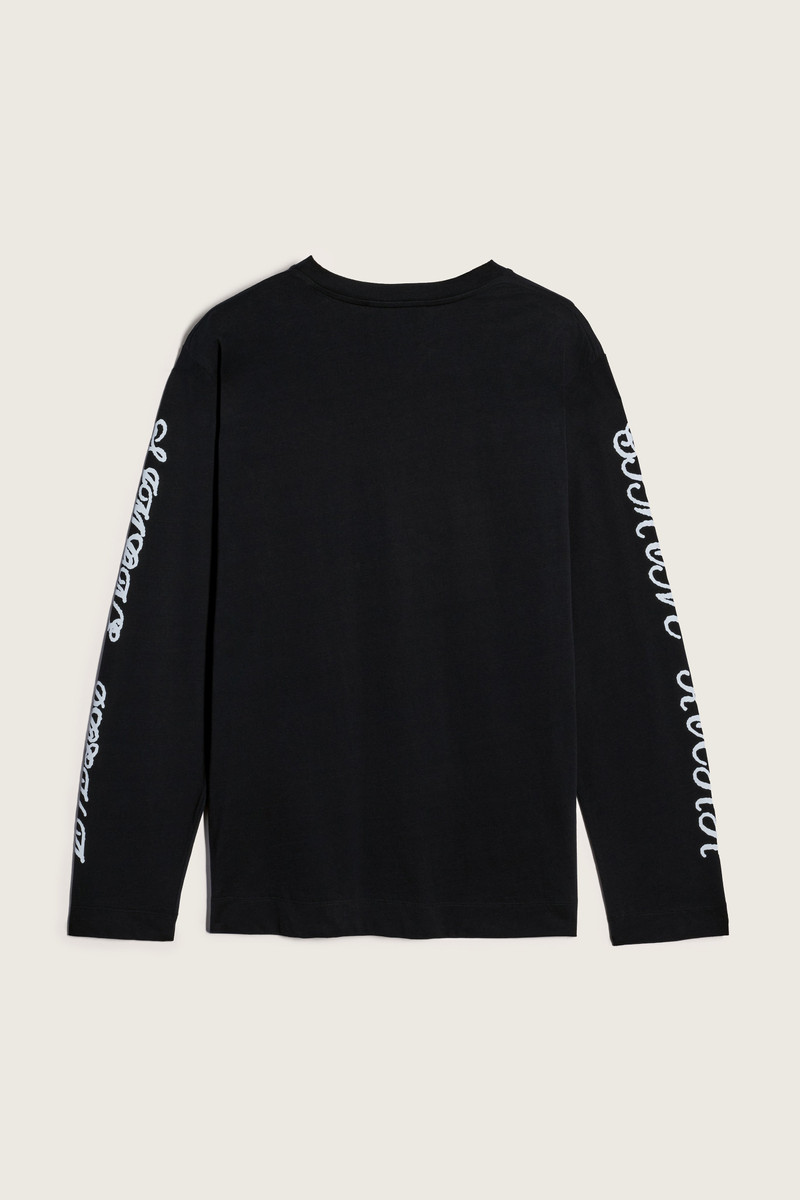 Simone Rocha Dim Sum Logo Print Long Sleeve T-Shirt outlook