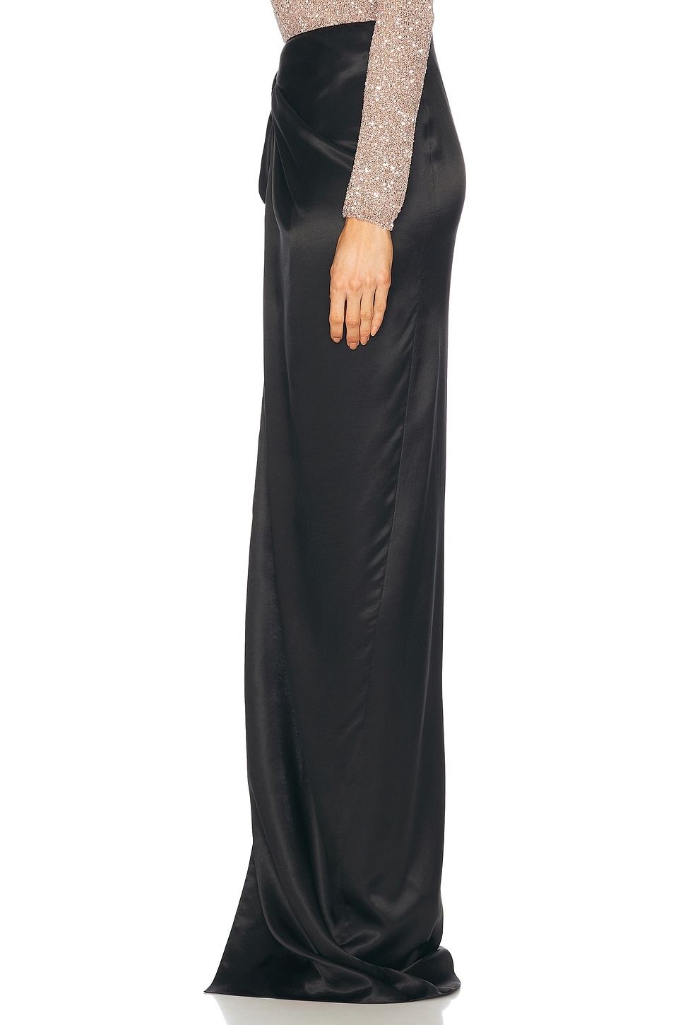Satin Wrap Skirt - 3