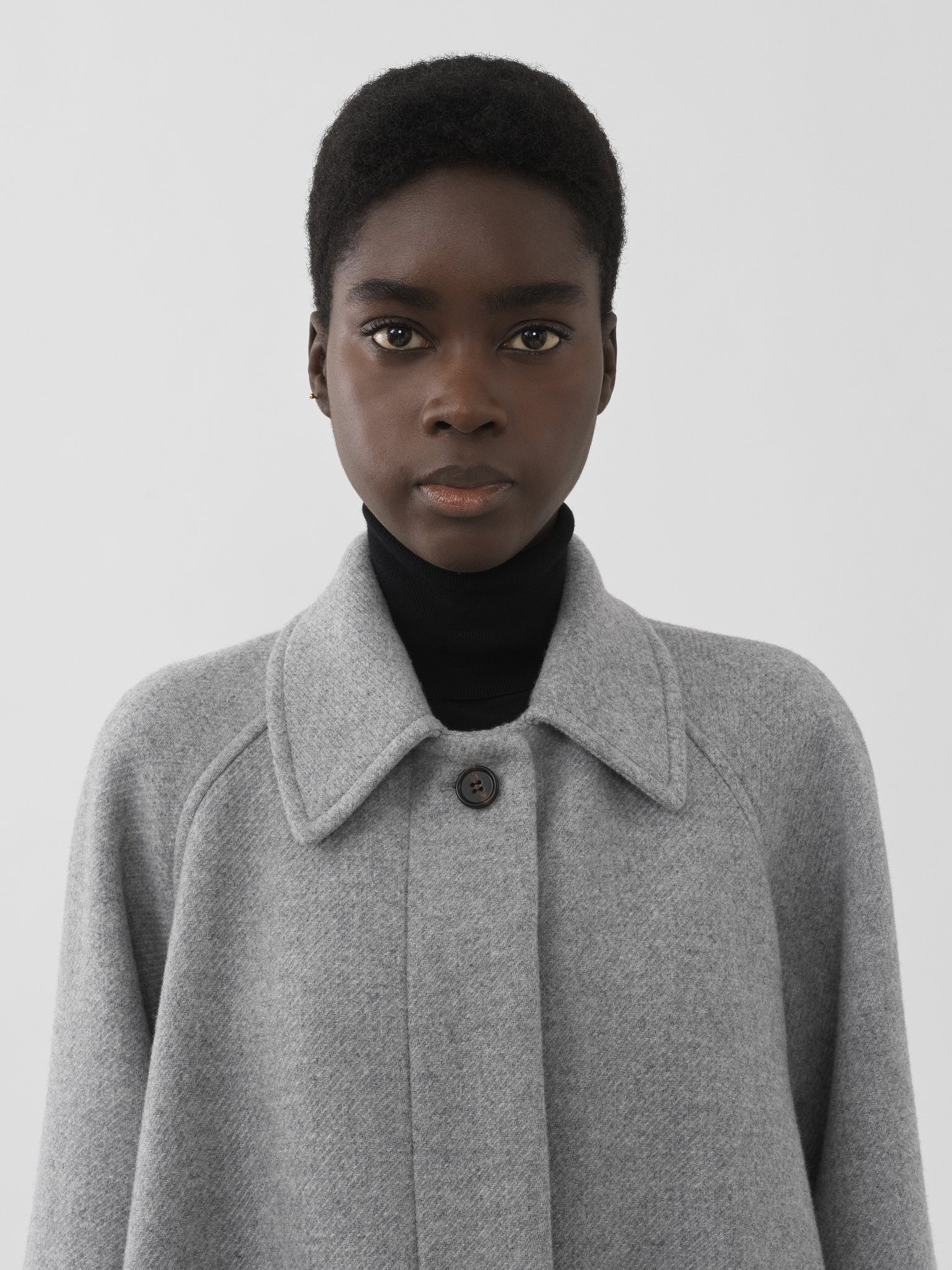 SHORT CAPE COAT - 5