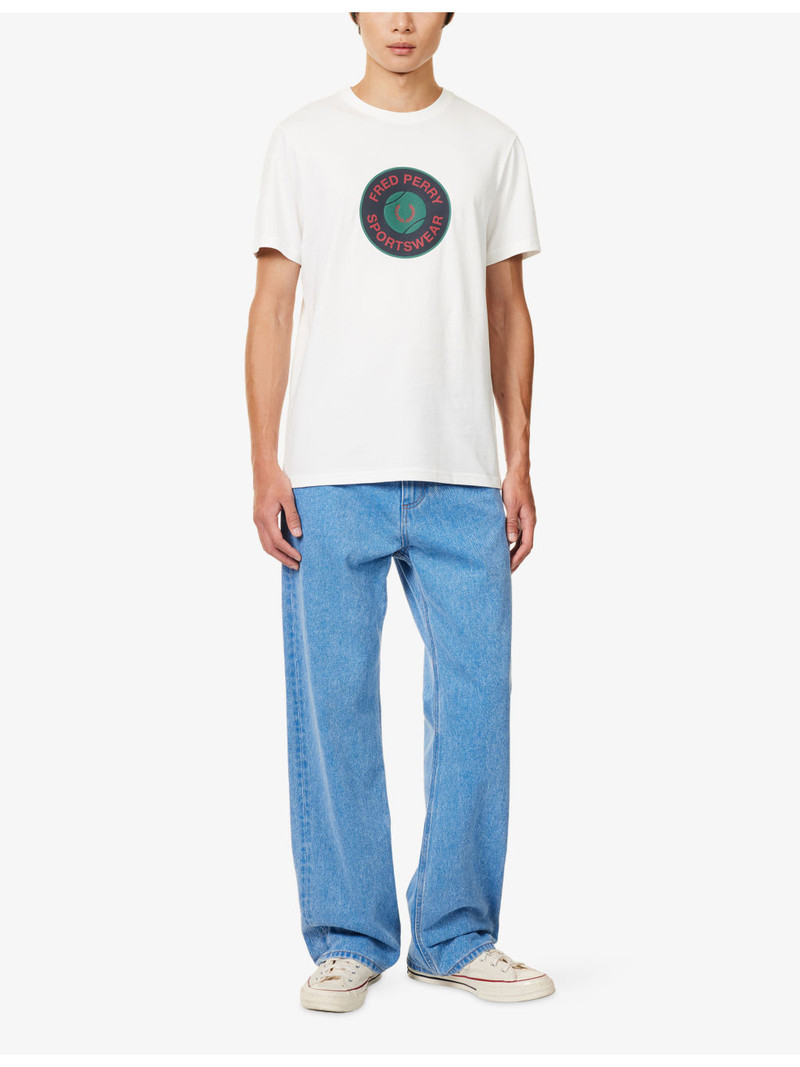 Fred Perry Tennis Graphic-Print Short-Sleeve Cotton T-Shirt outlook