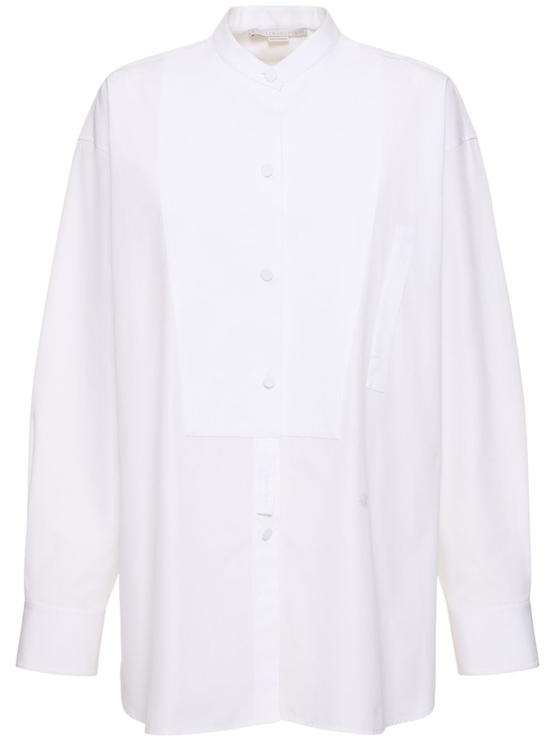 Cotton poplin shirt - 1